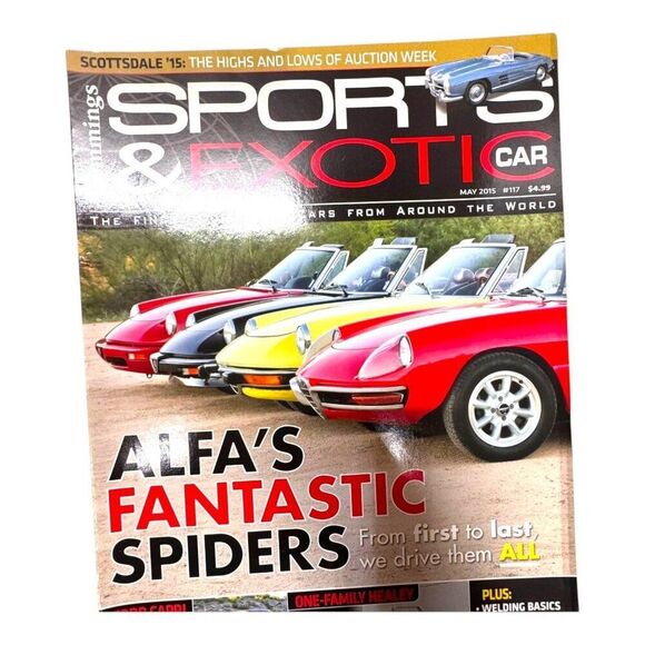 Lot 5 Car Magazines Hemmings Sports Exotic Car Road Track Shelby Alfas Spiders - Picture 2 of 6